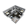 2 bedroom 2 bathroom floorplan
